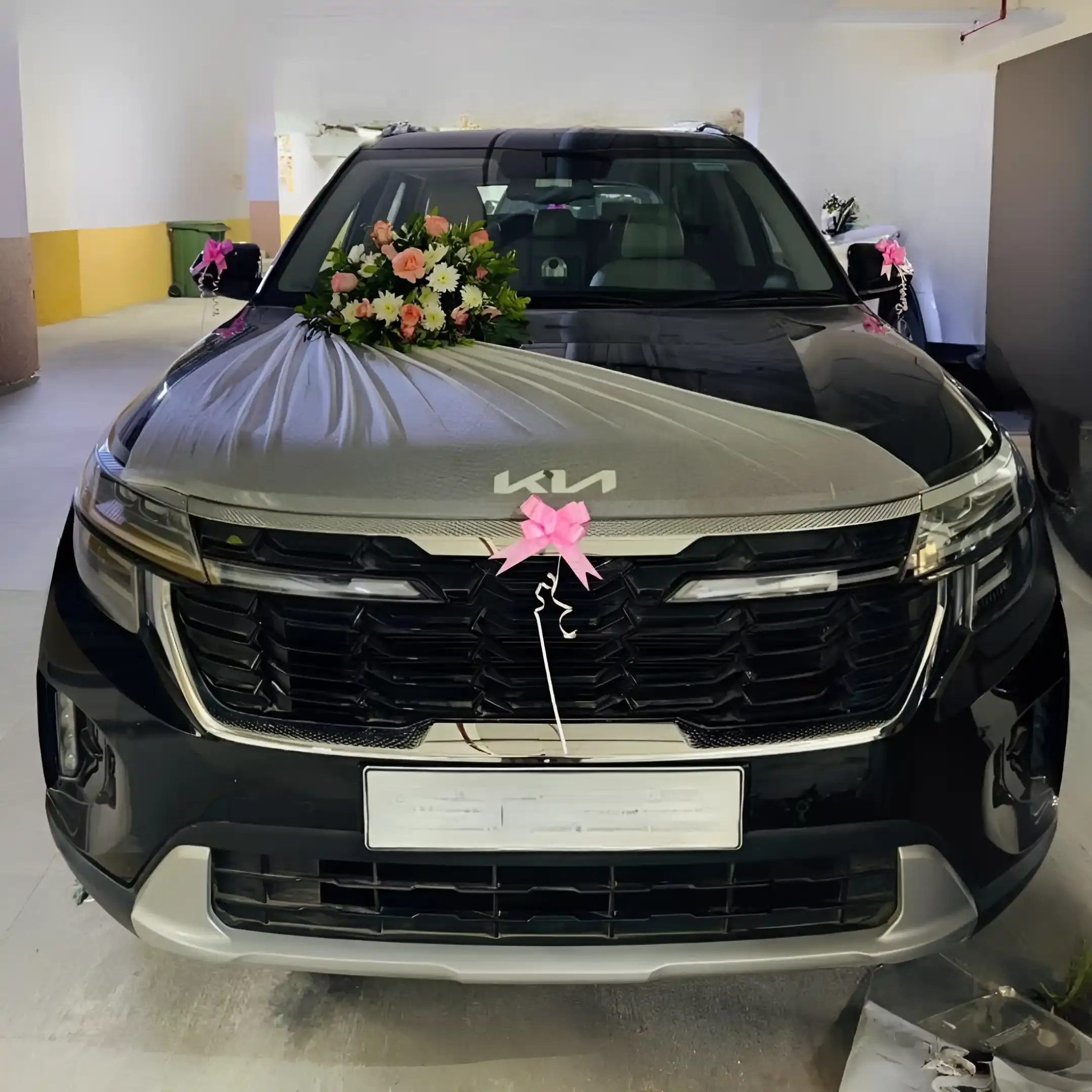 Kia Wedding Car Decoration